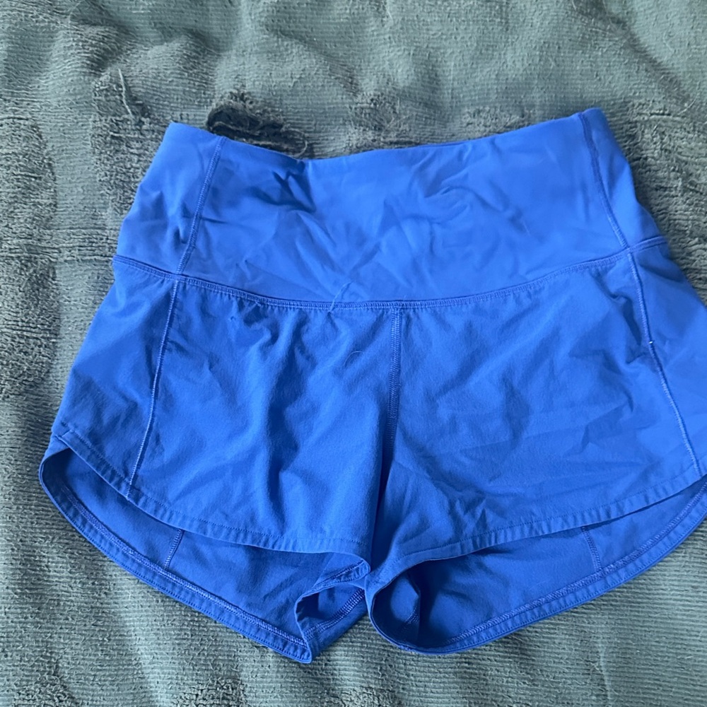 Lululemon Athletica Vibrant Blue Athletic Shorts